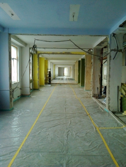 Lití anhydritové podlahy