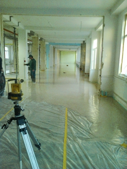 Lití anhydritové podlahy